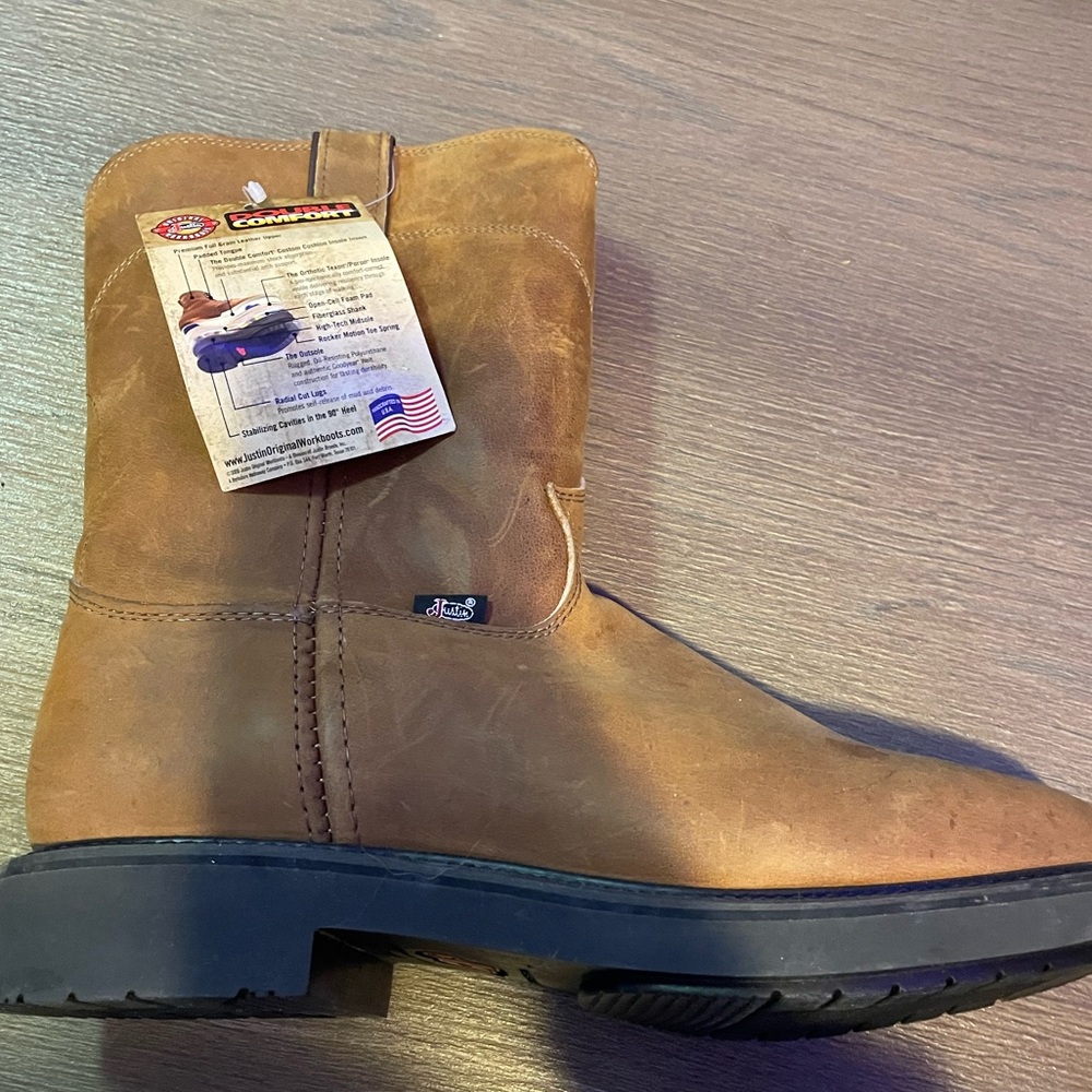 JUSTIN DOUBLE COMFORT BOOTS